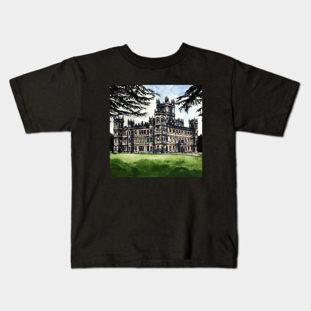 The Downton Abbey Revolution Kids T-Shirt by shieldjohan